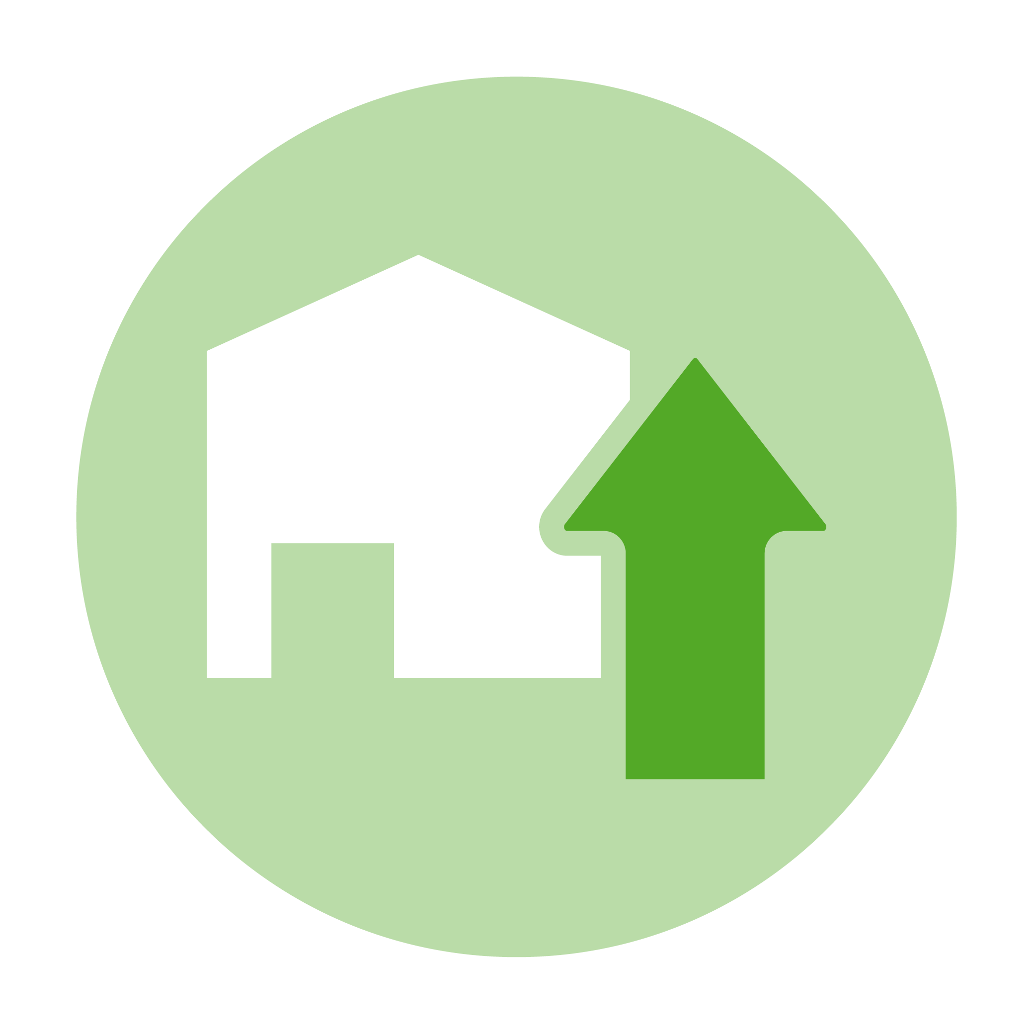 Icons ReTec   Aufwertung Immobilie rund