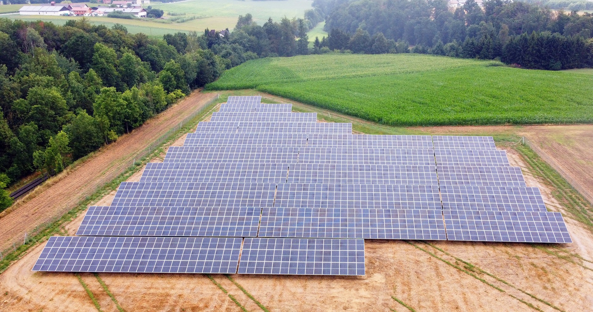 Referenzanlage Abel Retec Pv Freiflche Sieghart Garching