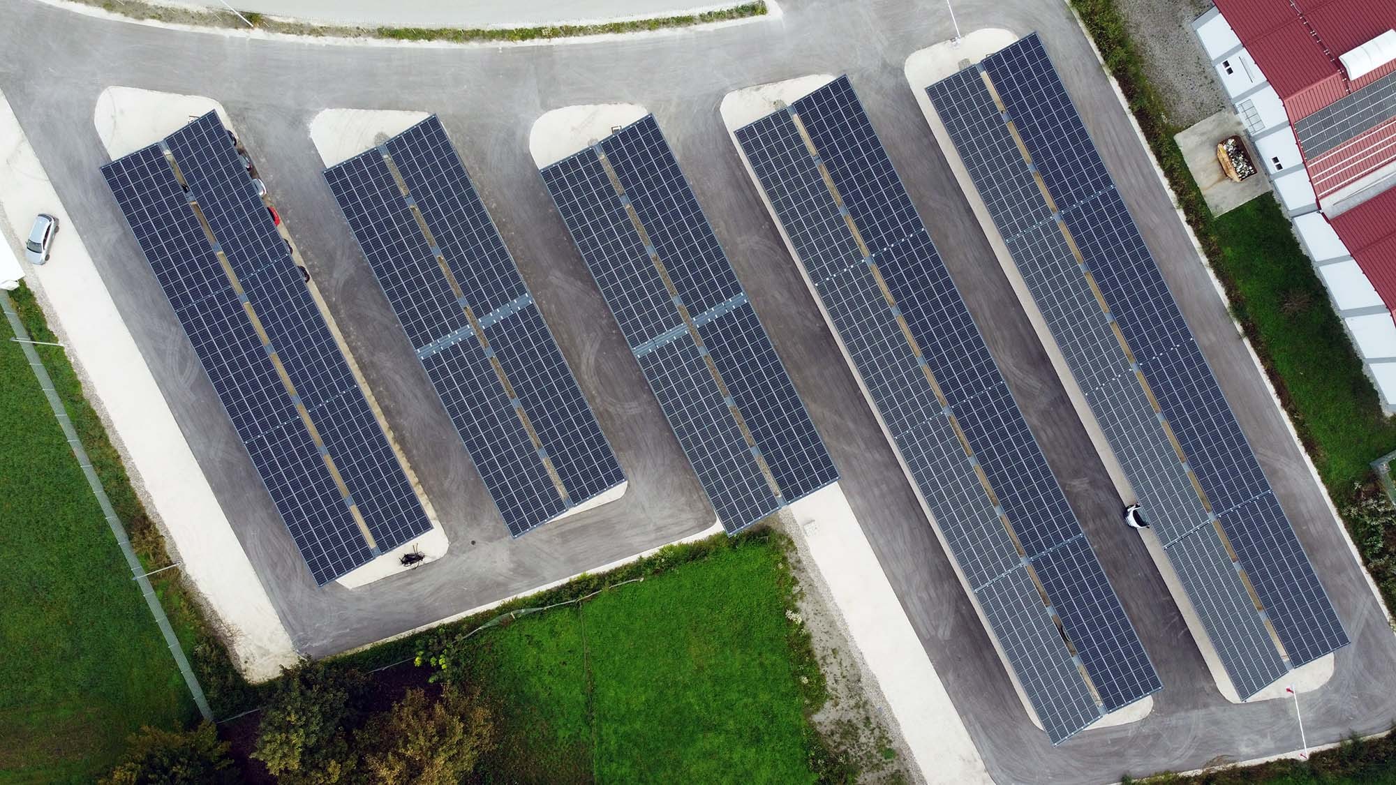 Carport Rosenberger Referenzanlage Abel Retec 513 Kwp 2